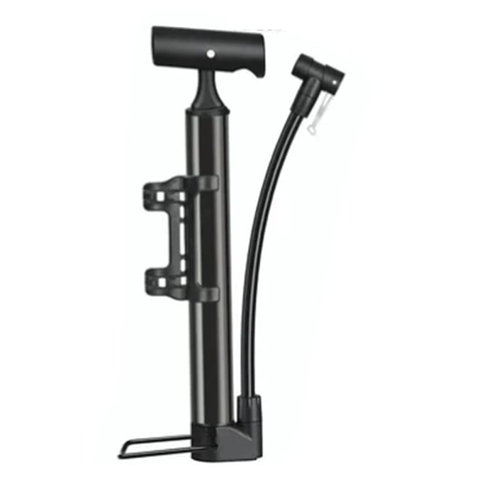 Fietspomp Aluminiumlegering Hoge Hardheid Draagbare Mini Zwarte Vloerpomp voor Mountainbikes black