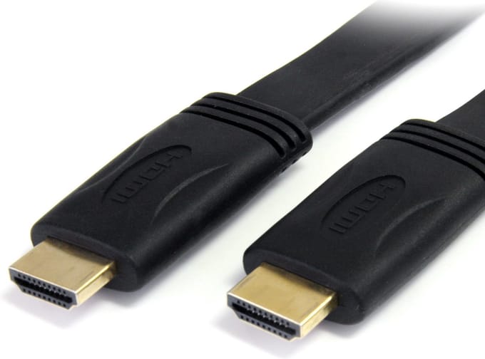 StarTech.com HDMI - HDMI - Flat - 1.5m - Zwart