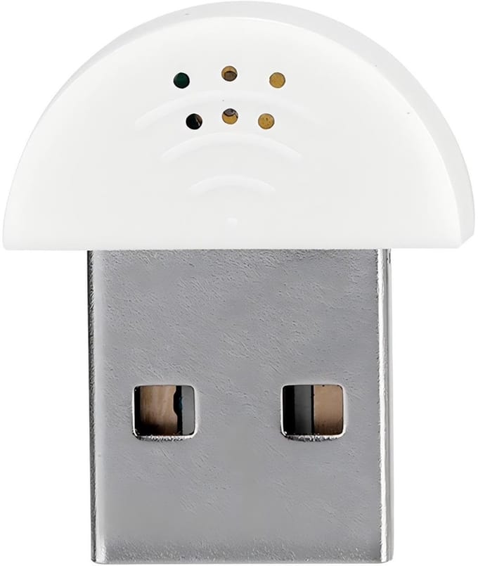 Allecto - Mini-Microfoon - USB Microfoon - Compact en Portable - Desktop Microfoon - Plug-and-play - Geschikt voor Computer en Laptop