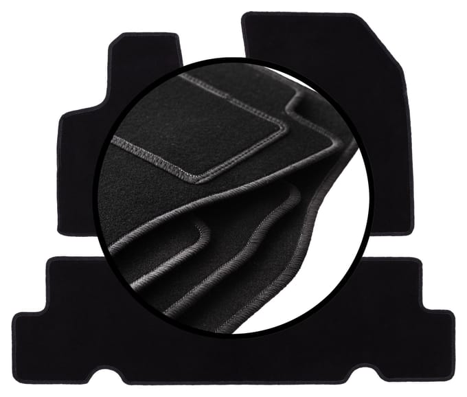 Complete set veloursmatten voor: Citroen C4 Grand Picasso II minivan (2013-)
