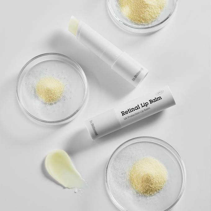 [Dr.Different] Retinal Lip Balm (2 Colors) SPF 11 4g CLEAR white