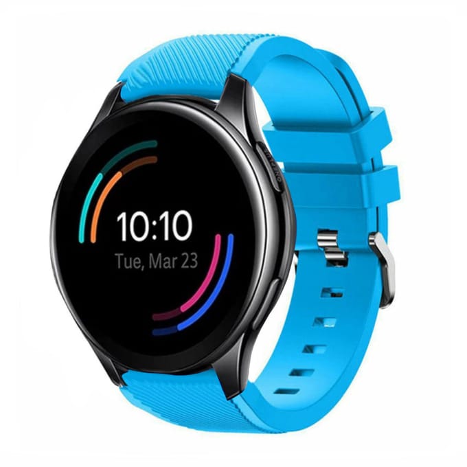 OnePlus Watch siliconen band (lichtblauw)