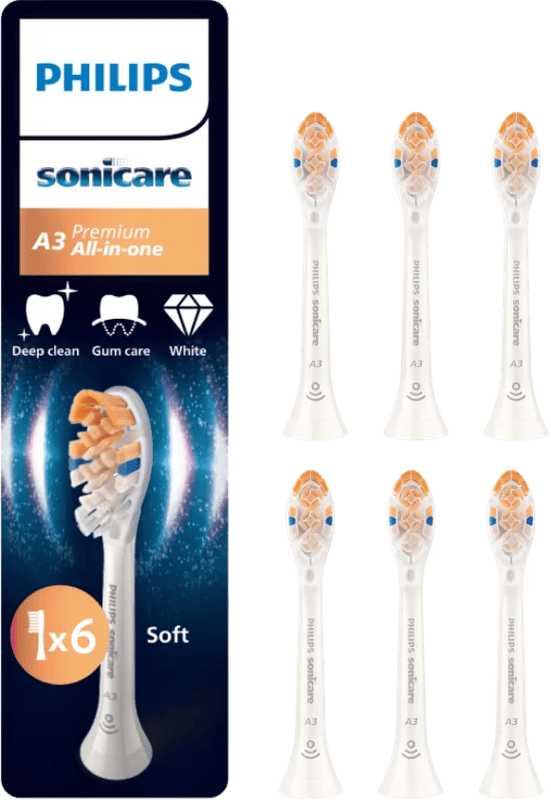 Philips Sonicare Premium All-in-One Wit (6 stuks)