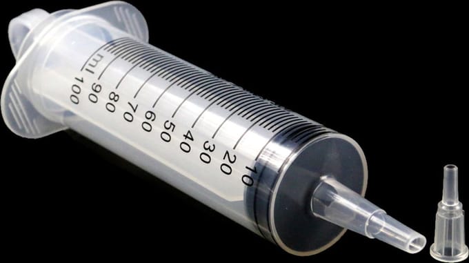 2 stuks XXL spuit 100ml