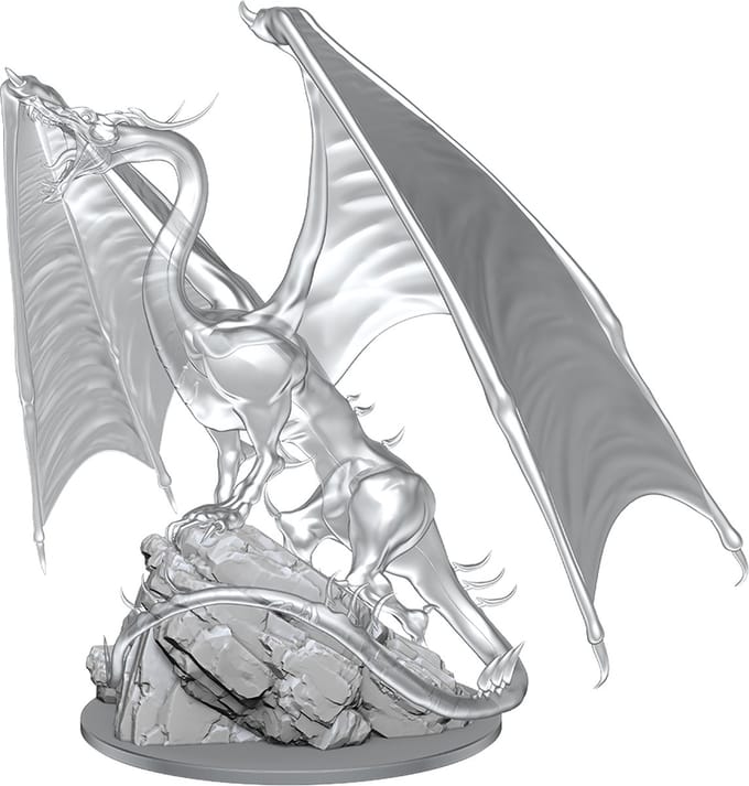 D&D Nolzur's Marvelous Miniatures Young Emerald Dragon