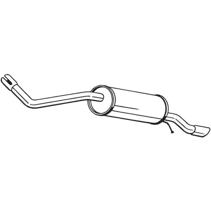 Geluiddemper achter BOSAL 233-569