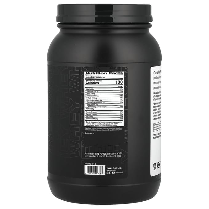 BPN, wei-eiwit, bananenwentelteefjes, 2 pond (915 g)