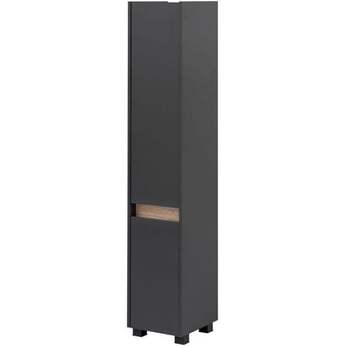 SCHILDMEYER Hoge badkamerkast Cosmo (1 deur (breedte 30,2 cm), antraciet)