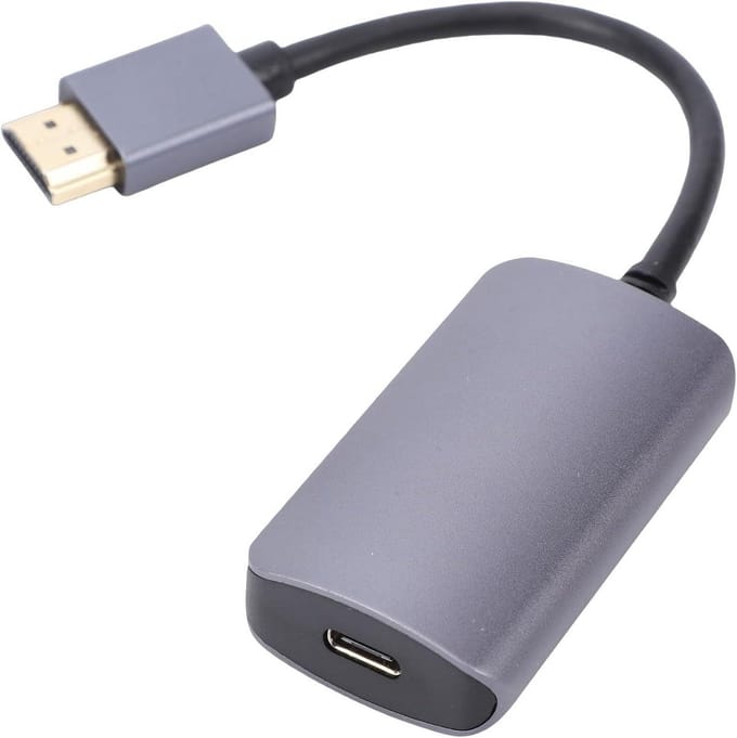 Video Adapter - Converter Hub - AR Bril Gebruik - 4K 60Hz Beeld - Compact Ontwerp - Metaal