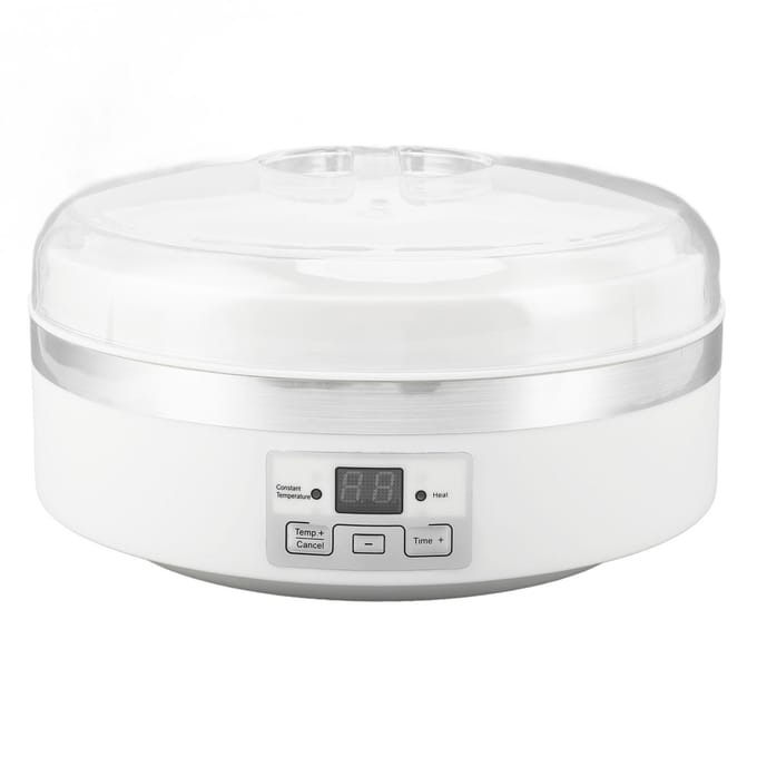 Yaourtière multifonctionnelle à température constante, pot intérieur de grande capacité, machine à vin de riz automatique L white