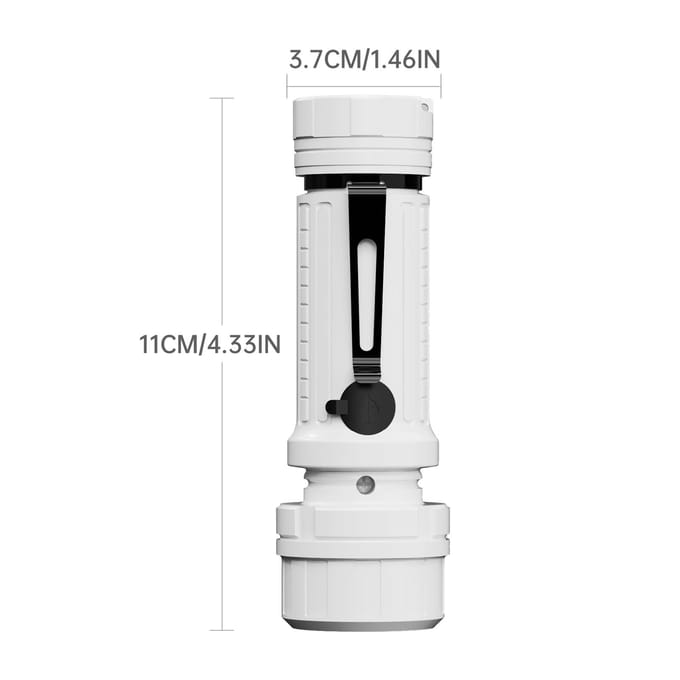 Draagbare Mini LED Zaklamp Oplaadbaar LED Licht Hoog Helder Floodlight Lichtgewicht Type C 3