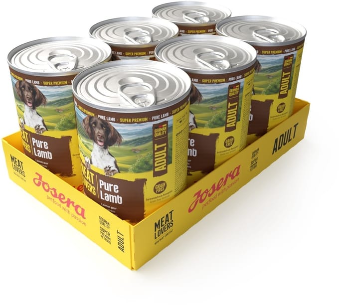 6x400 gr Josera meat lovers pure lamb hondenvoer