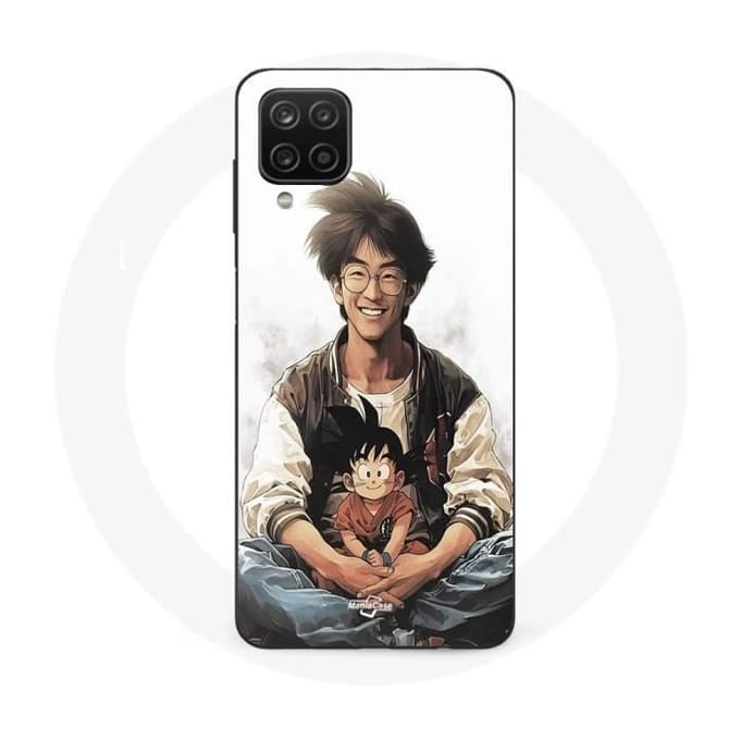 Coque - Akira Toriyama - Galaxy A12 - Goku - Souple - Noir