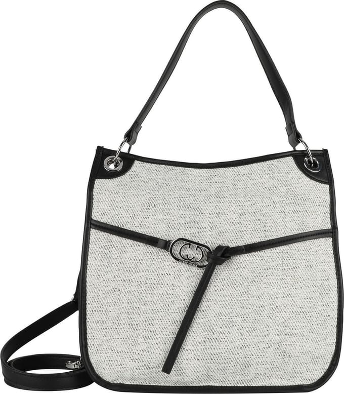 GERRY WEBER Schoudertas Summer Walk Hobo MHZ Black Lichtgrijs