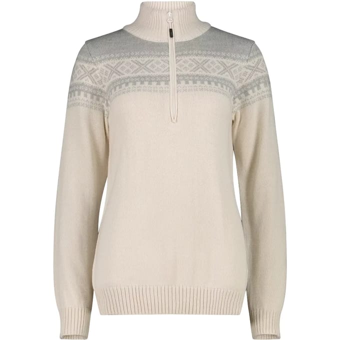 Damestrui met 1/2 rits CMP Wooltech