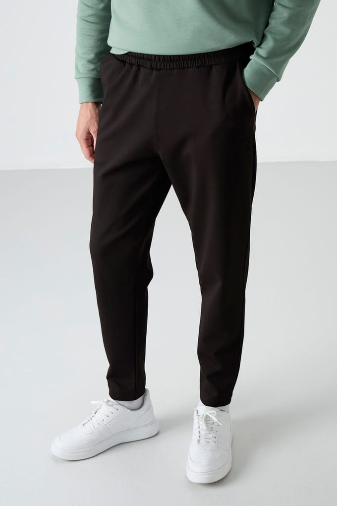 Heren Polyester Regular-fit Sweatpants