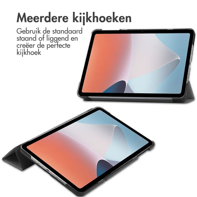 imoshion Tablet Hoes - Geschikt voor Oppo Pad Air - Trifold Bookcase - Grijs