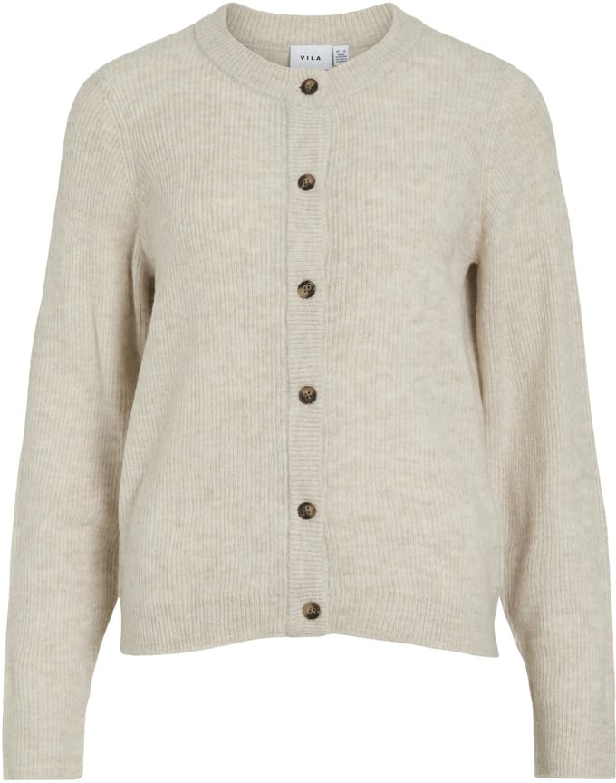 VILA - VIVIOLI O-NECK RIB KNIT CARDIGAN-NOOS - Dames - Cardigans