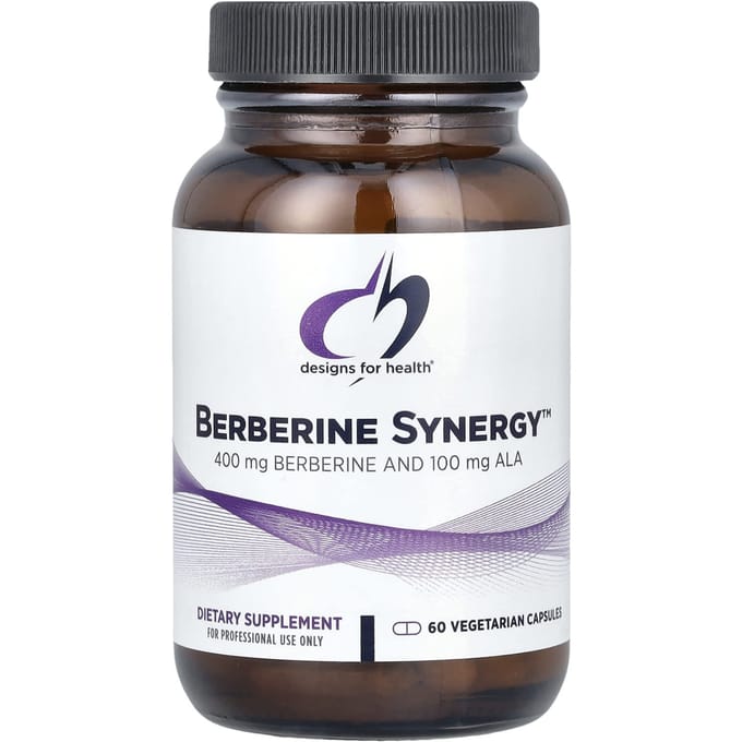 Designs For Health, Berberine Synergy™, 60 Vegetarische Capsules