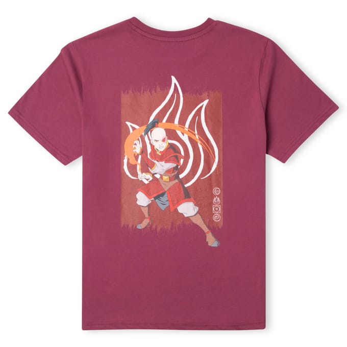 Avatar Fire Nation Unisex T-Shirt - Burgundy - M