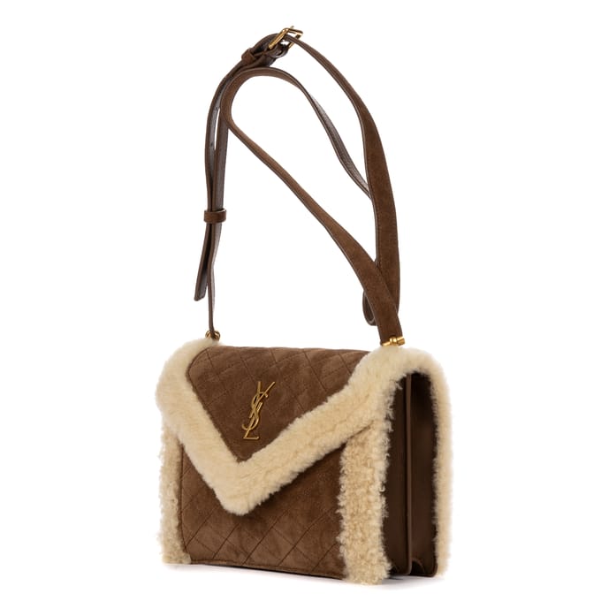 Shearling  Flap Pochette  Schoudertas