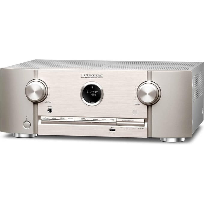 Marantz SR5015 7.2 AV-Receiver - Receiver met Bluetooth - 180 Watt per Kanaal - Zilvergoud