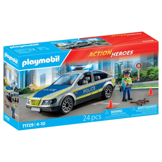 PLAYMOBIL Action Heroes Politie patrouille auto 71729