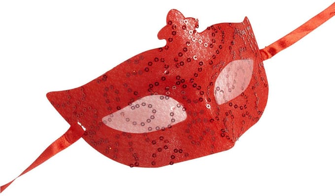 WIDMANN - Rood Venetiaans masker voor volwassenen