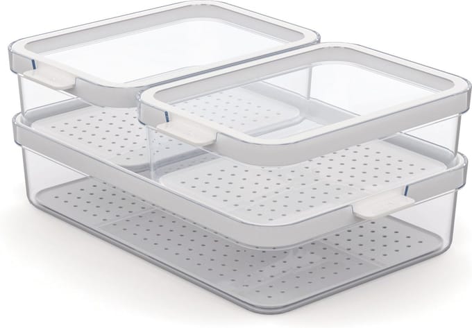Rotho - Set koelkastorganizer 3 stuks CAUMA 2,6 l + 2 x 1,2 l