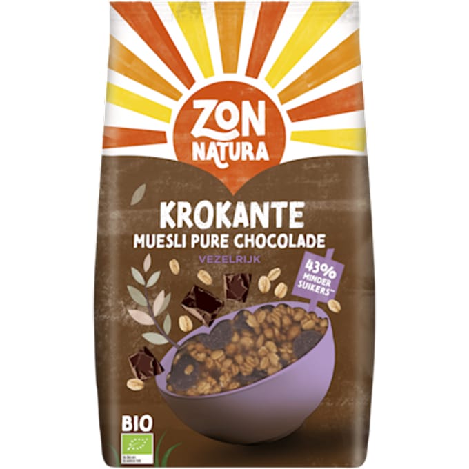 Krokante Muesli Chocolade