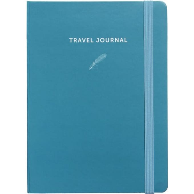 A-journal travel journal, formaat 16 x 21,5 cm, kleur blauw