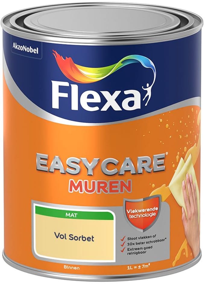 Flexa - Easycare Muren - Vol Sorbet - Mengverf - 1 L