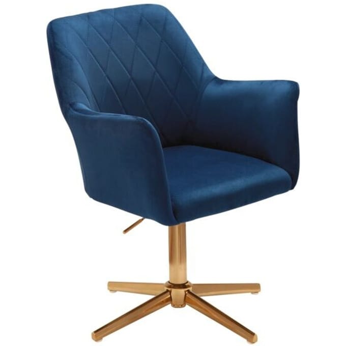Sky Style Cecile Bureaustoel Donkerblauw