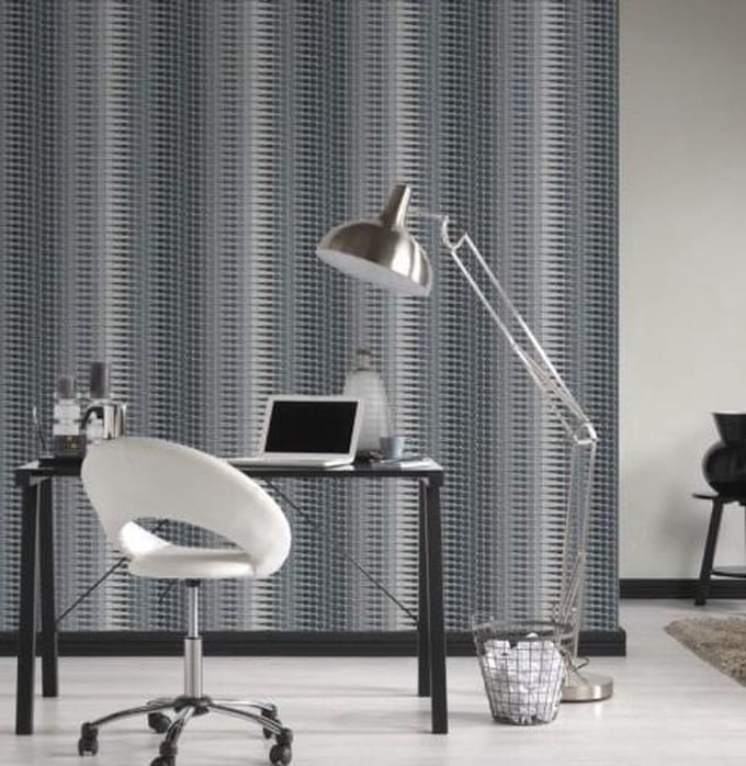 Mac Stopa Vliesbehang streep Grijs 32727-1