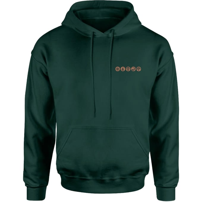 Magic the Gathering Deck Master Unisex Hoodie - Forest Groen - S