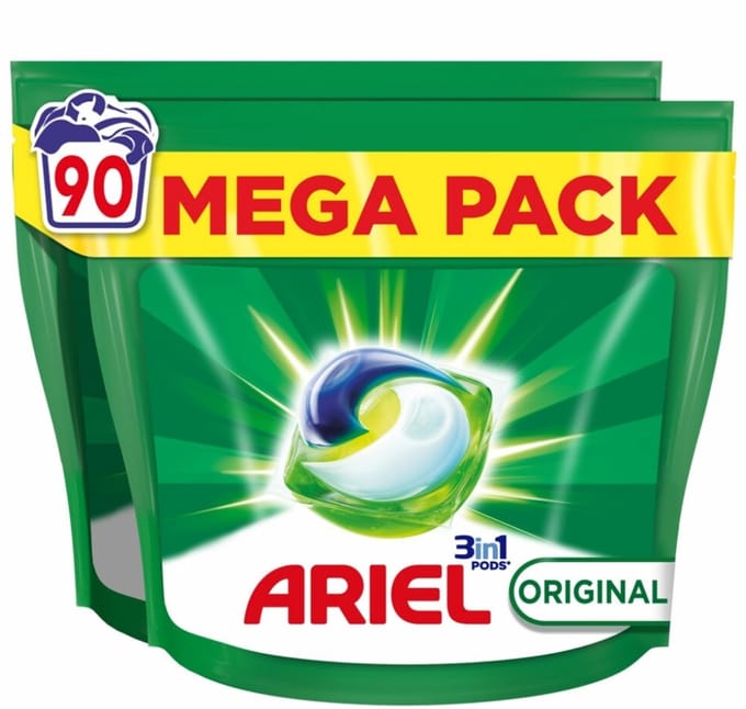 Ariel - 3in1 Wasmiddel Pods - Original - 90 Pods - 1 stuk