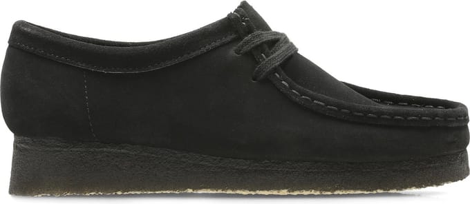 CLARKS Schnürschuhe Wallabee. Black Sde