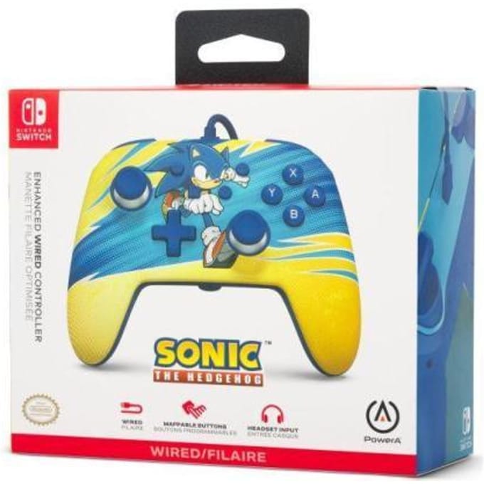 PowerA Geavanceerde bedrade controller voor Nintendo Switch - Sonic Boost - Wired Controller - Nintendo Switch