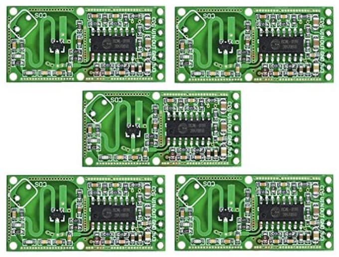 5 Stuks Microwave Radar Sensor Menselijke Sensor Module Inductie Switch Module 3,3 V