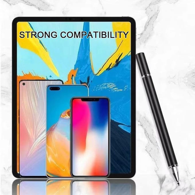 2 in 1 Stylus Pen voor mobiele telefoon Tablet Tekenpen Capacitief potlood Universele touchscreen-pen voor Pad Iphone Android Xiaomi