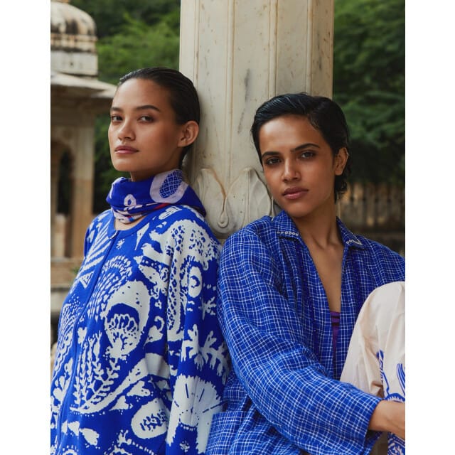 Oilily Akala Sjaal- maatOne size Royal Blauw