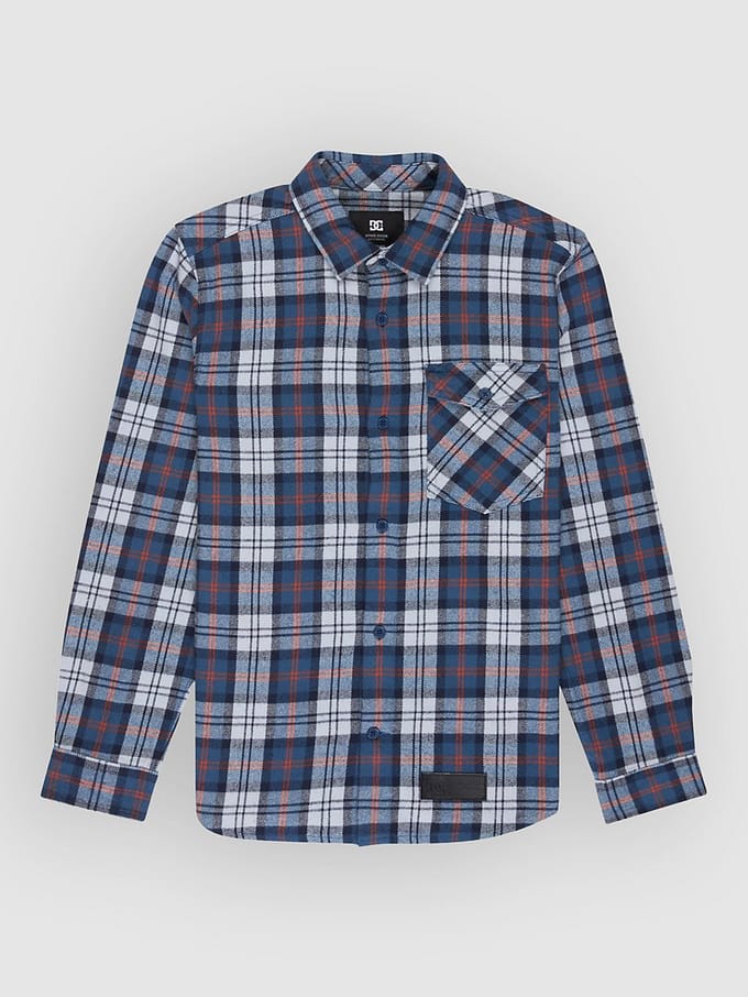DC Marshal Flannel Kids Shirt blauw