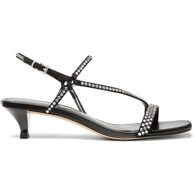 Michael Kors Selina Kitten Sandal Black Größe: 38.5 | Sandalen Outlet | Damen | Schwarz