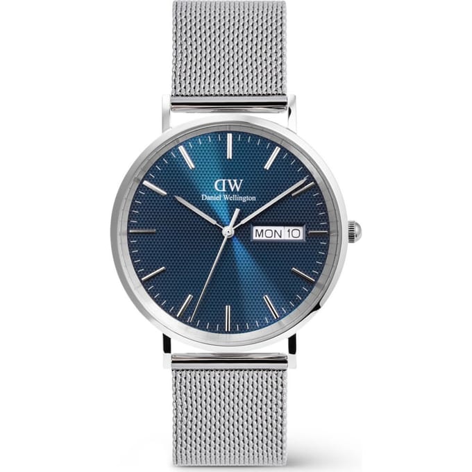 Daniel Wellington DW Watch Classic Day Display Sterling Arctic 40mm Silver