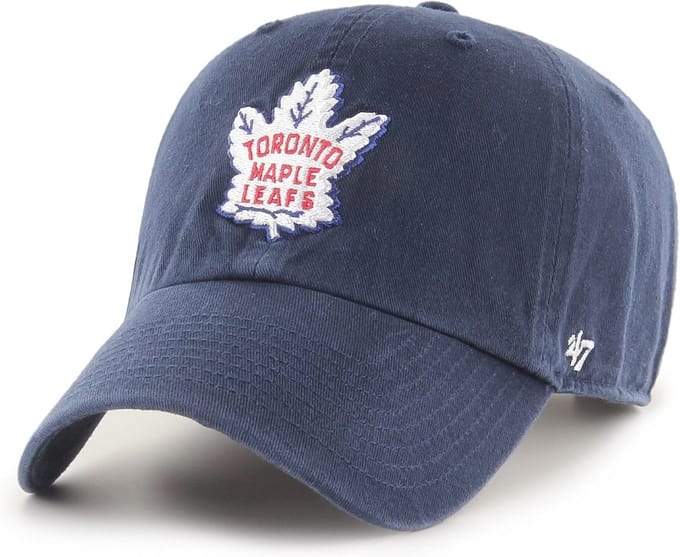 Verstelbare NHL Pet Schoonmaak Hoed Ongestructureerd Teamlogo Gebogen Vizier