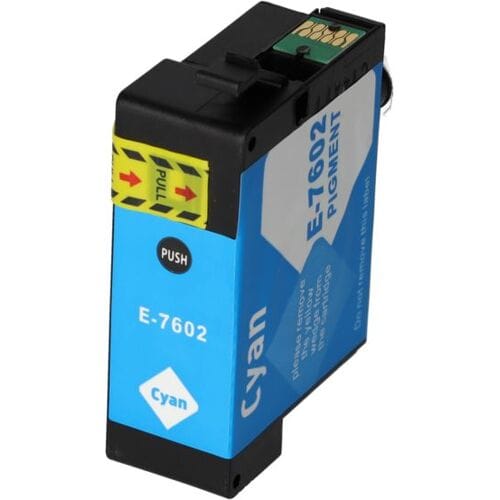 PrintAbout Inktcartridge T7602 Cyaan geschikt voor Epson