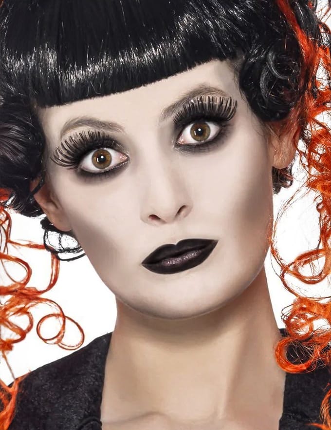 Smiffys - Gothic Glamour Kostuum Make-up Kit - Wit
