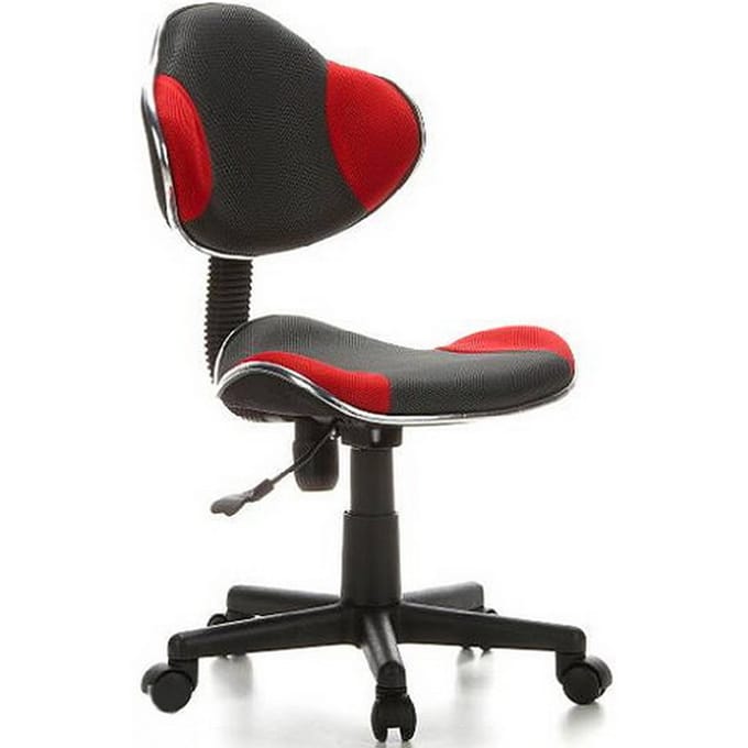 hjh office Kiddy GTI-2- Bureaustoel - Kinder - Grijs / rood