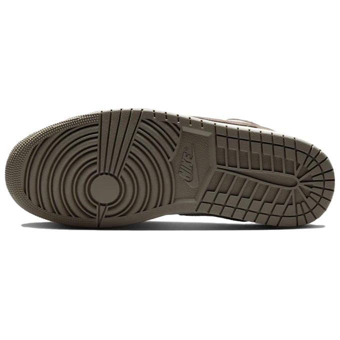 Air Jordan 1 Low Olive Grey Heren Sneakers Wit Bleek-Ivoor 553558-046 41 gray