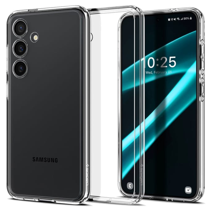 Spigen Ultra Hybrid Backcover voor de Samsung Galaxy S24 Plus - Crystal Clear